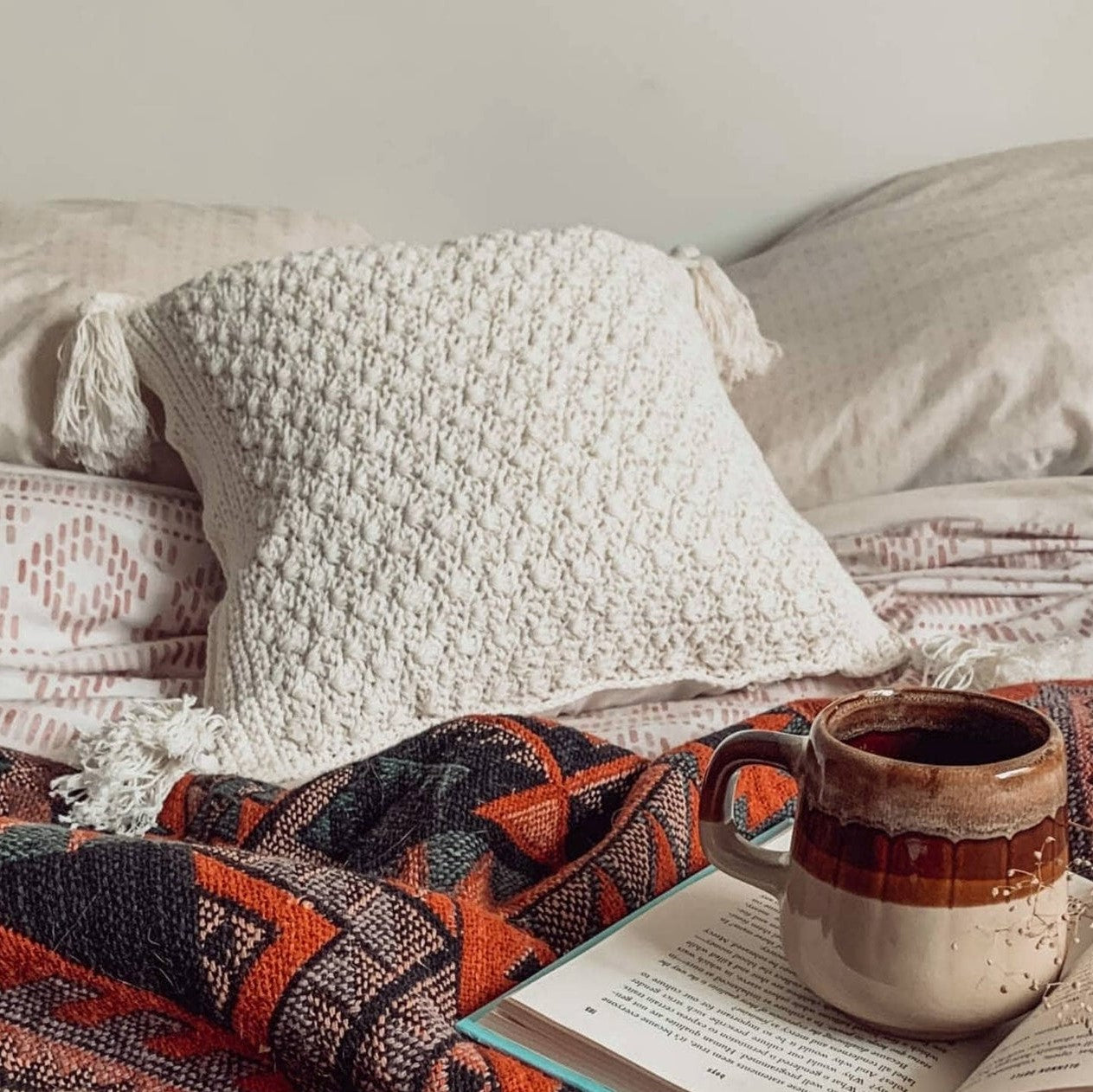 Crochet Bed Pillow.