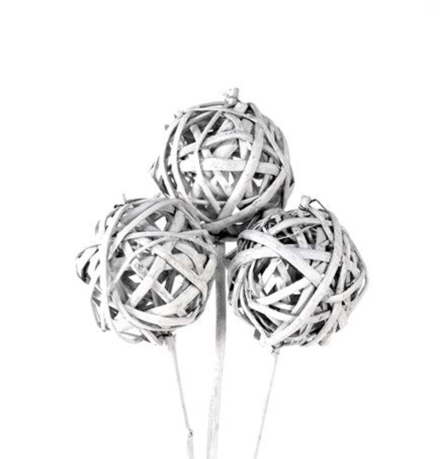 Decorative Balls for Bowls - Kamboi Balls On Stems - Set of 3