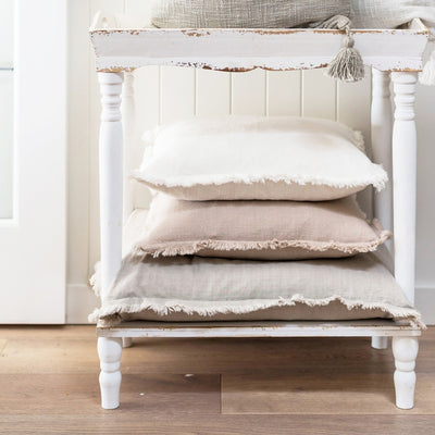 Fringe pillow - 26 x 26 inches