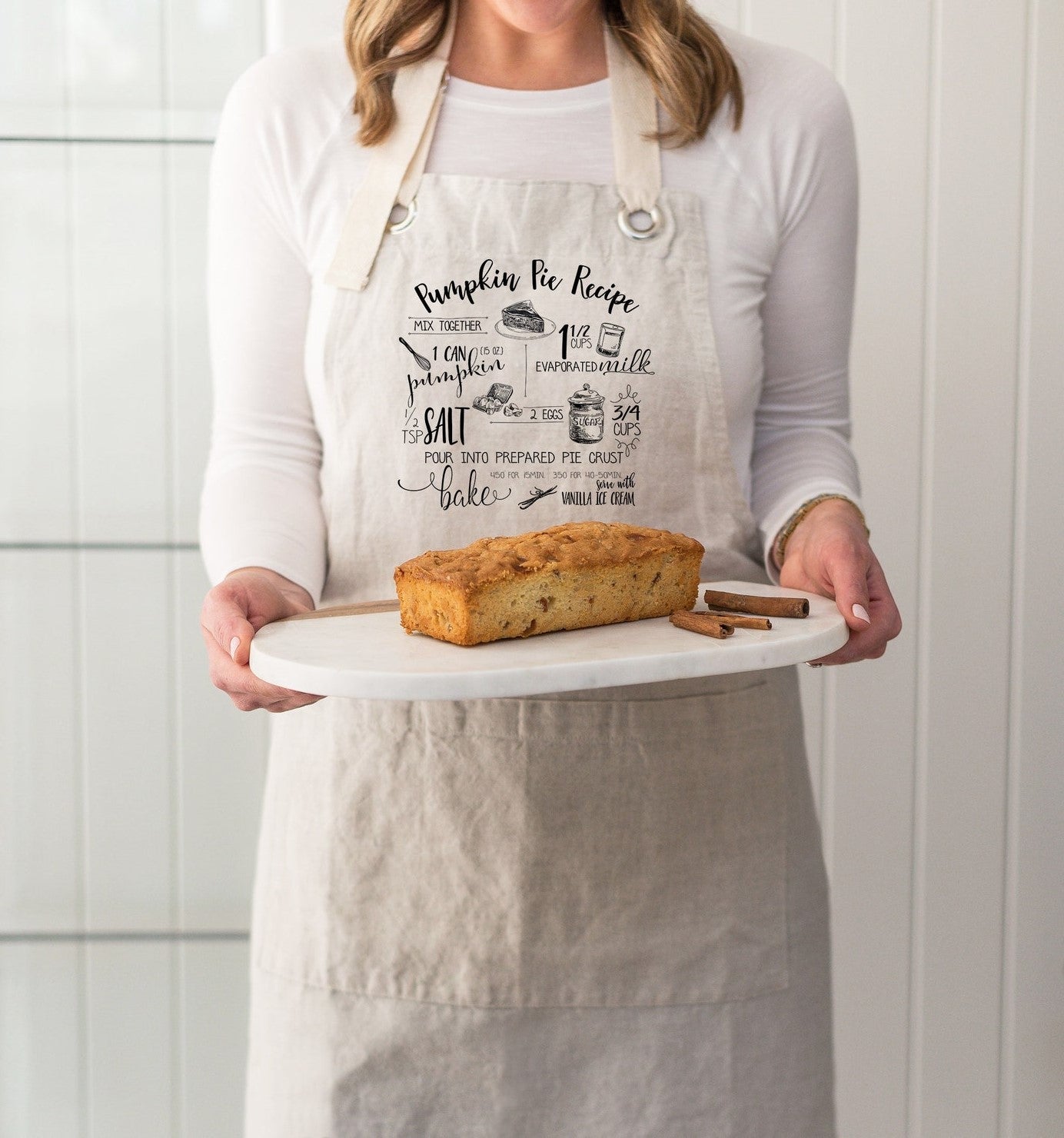 Pumpkin Pie Recipe Apron