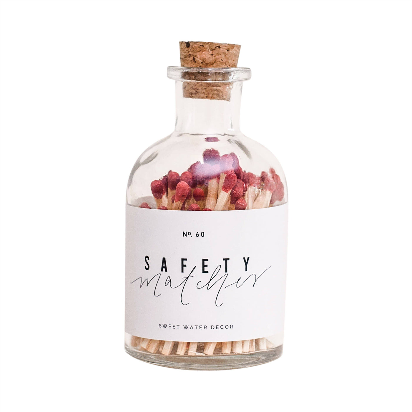 Safety Matches Small Apothecary Jar