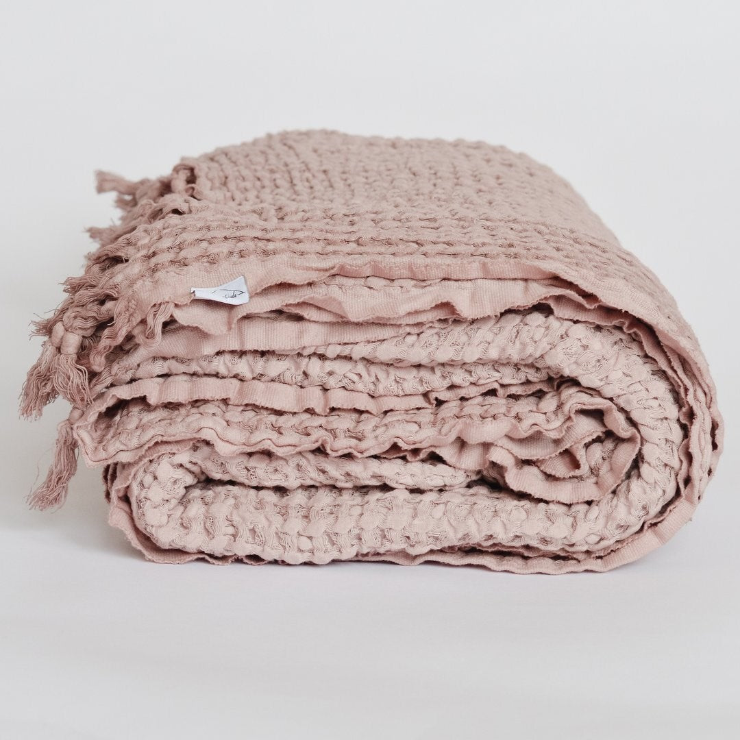 Waffle Throw - Primrose