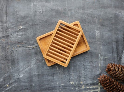 Bamboo Soap Dish - 2 layer.