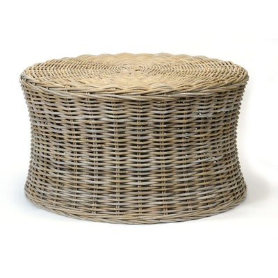 Round Grey Rattan Coffee Table **Pre-order**