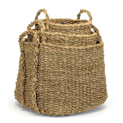 Square Seagrass Storage Basket
