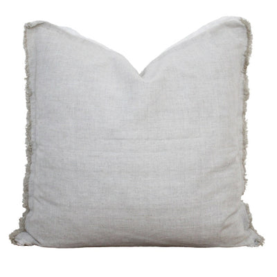 Natural Fringe Pillow |  26"