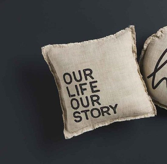 Our Life Our Story Pillow
