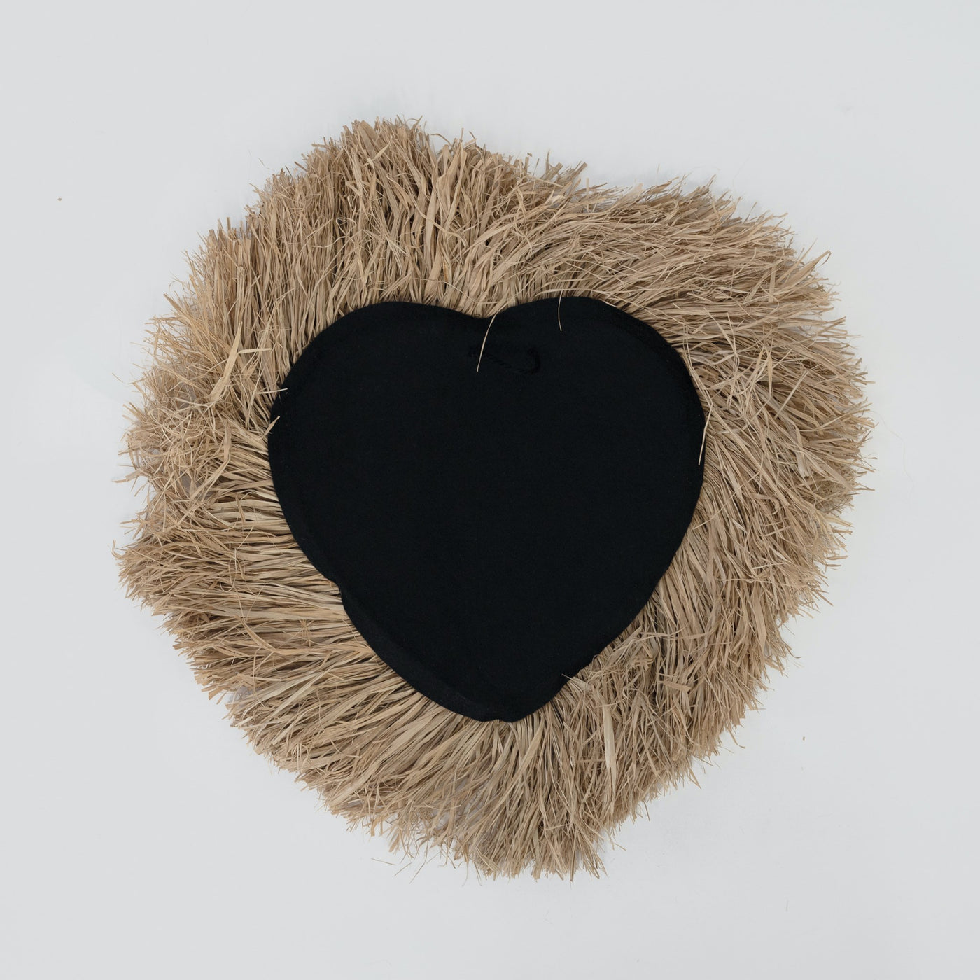 Raffia Heart - backside