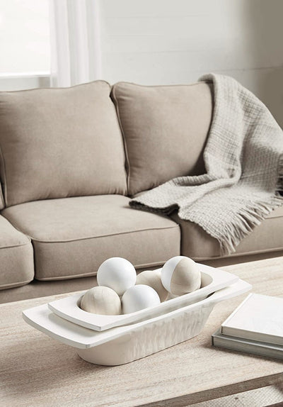 White Dough Bowls