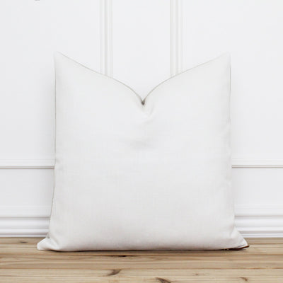 White Herringbone Pillow