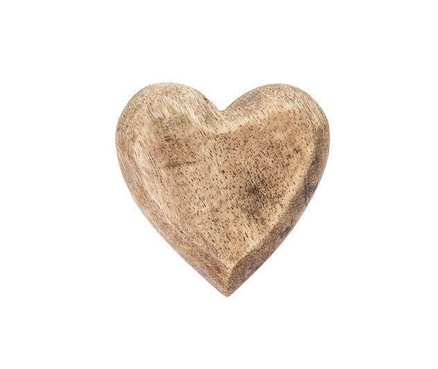 Wooden Heart, 4"